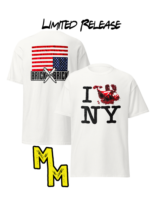 Brick by Brick - NY / Flag LR - T-shirt