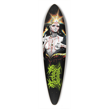 The Bleeding Oracle - PinTail Skateboard Deck