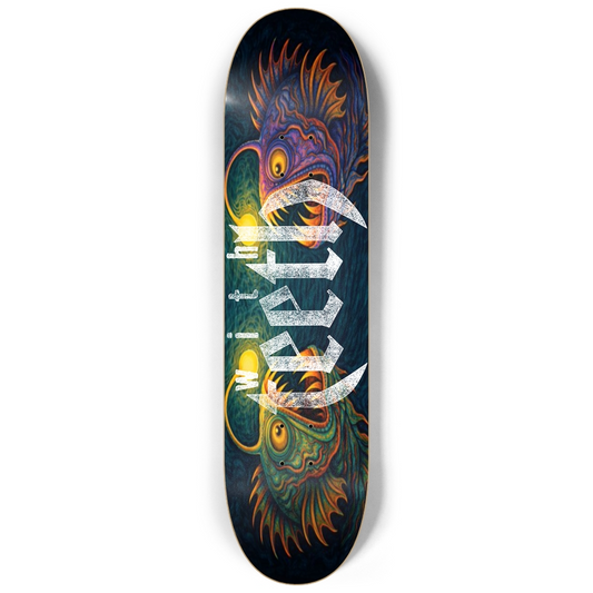 With Teeth - angler - 8.25" Popsicle deck