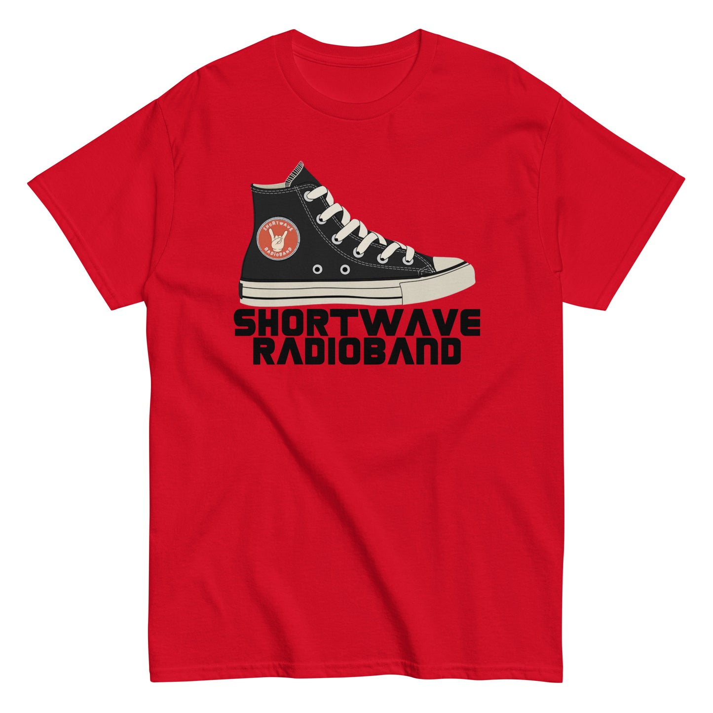 ShortWave RadioBand - Chucks T-shirt