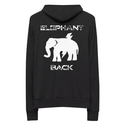 Elephant Back - OG Logo - Lightweight Unisex zip hoodie