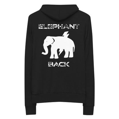 Elephant Back - OG Logo - Lightweight Unisex zip hoodie